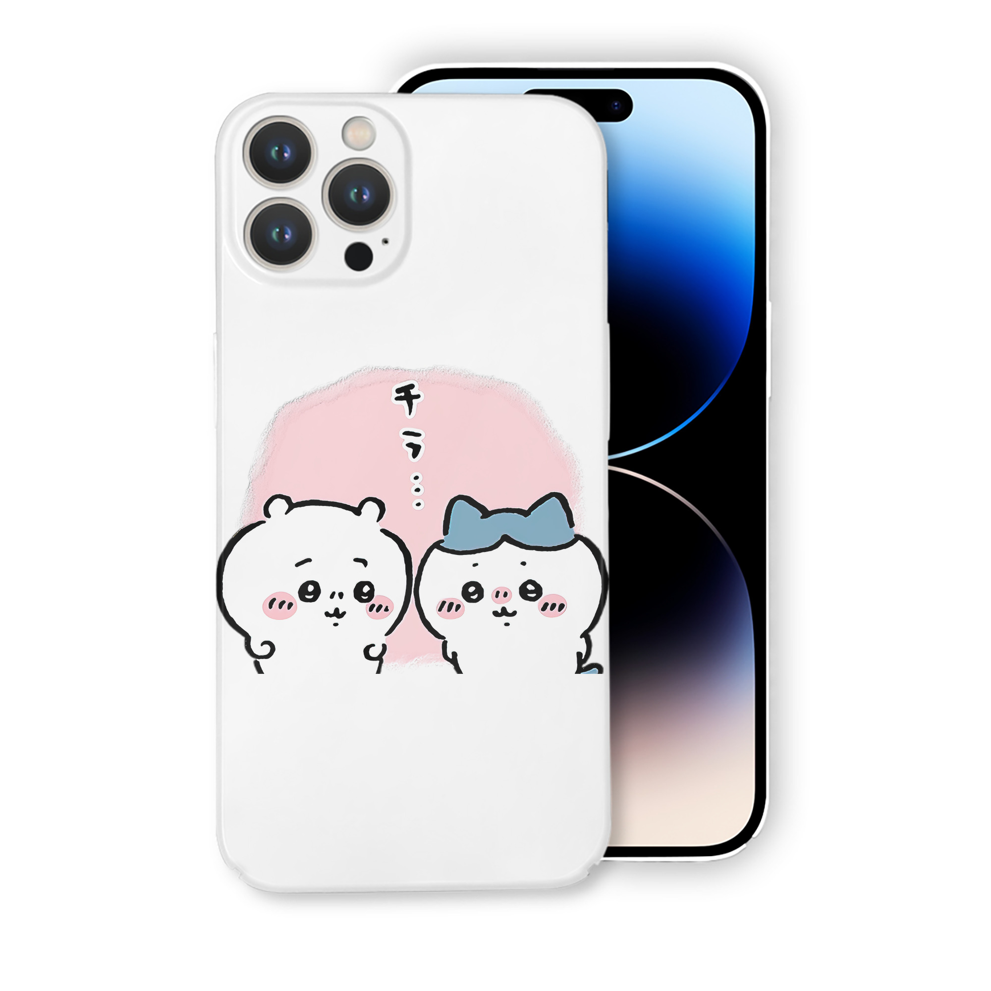 （画像用） ちいかわ ハチワレ Chii-kawa hachiware 【iPhone 14シリーズ対応】ハードケース